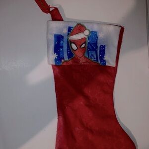 Red Spider-Man Christmas Stocking